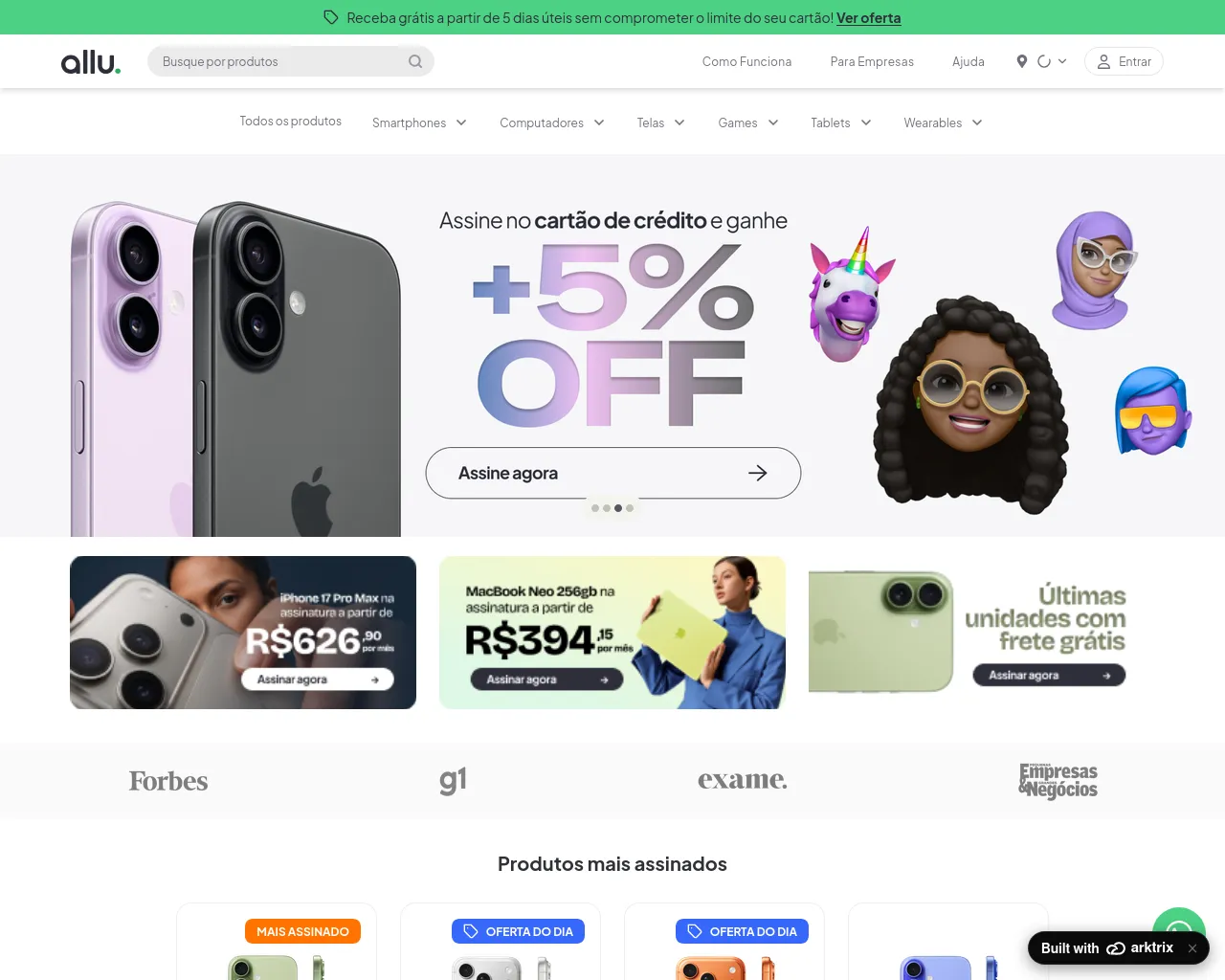 Screenshot of allugatorctxfx.arktrix.com