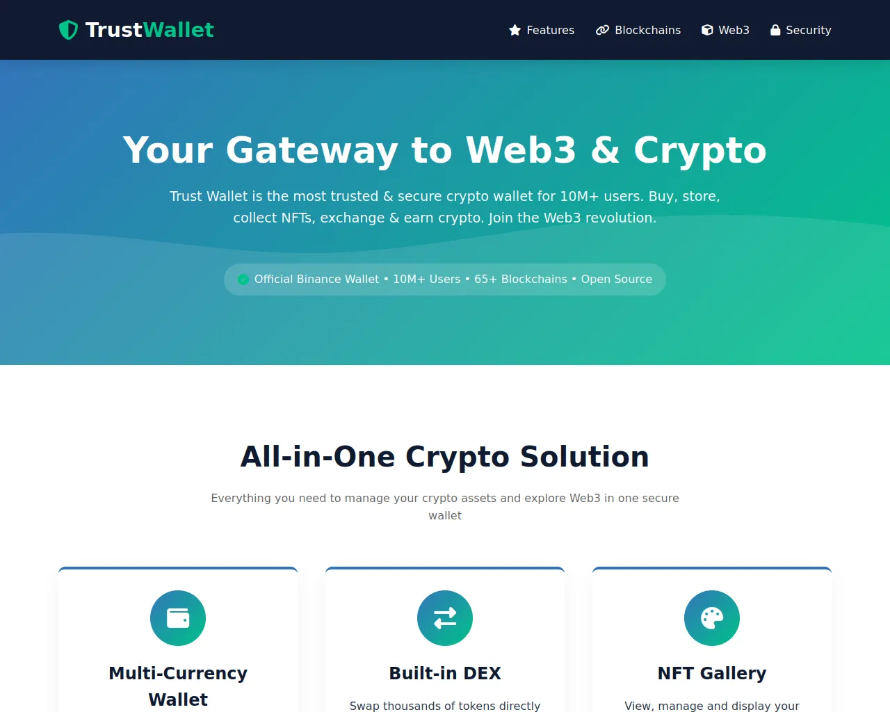 Screenshot of trustwalet-co.pages.dev