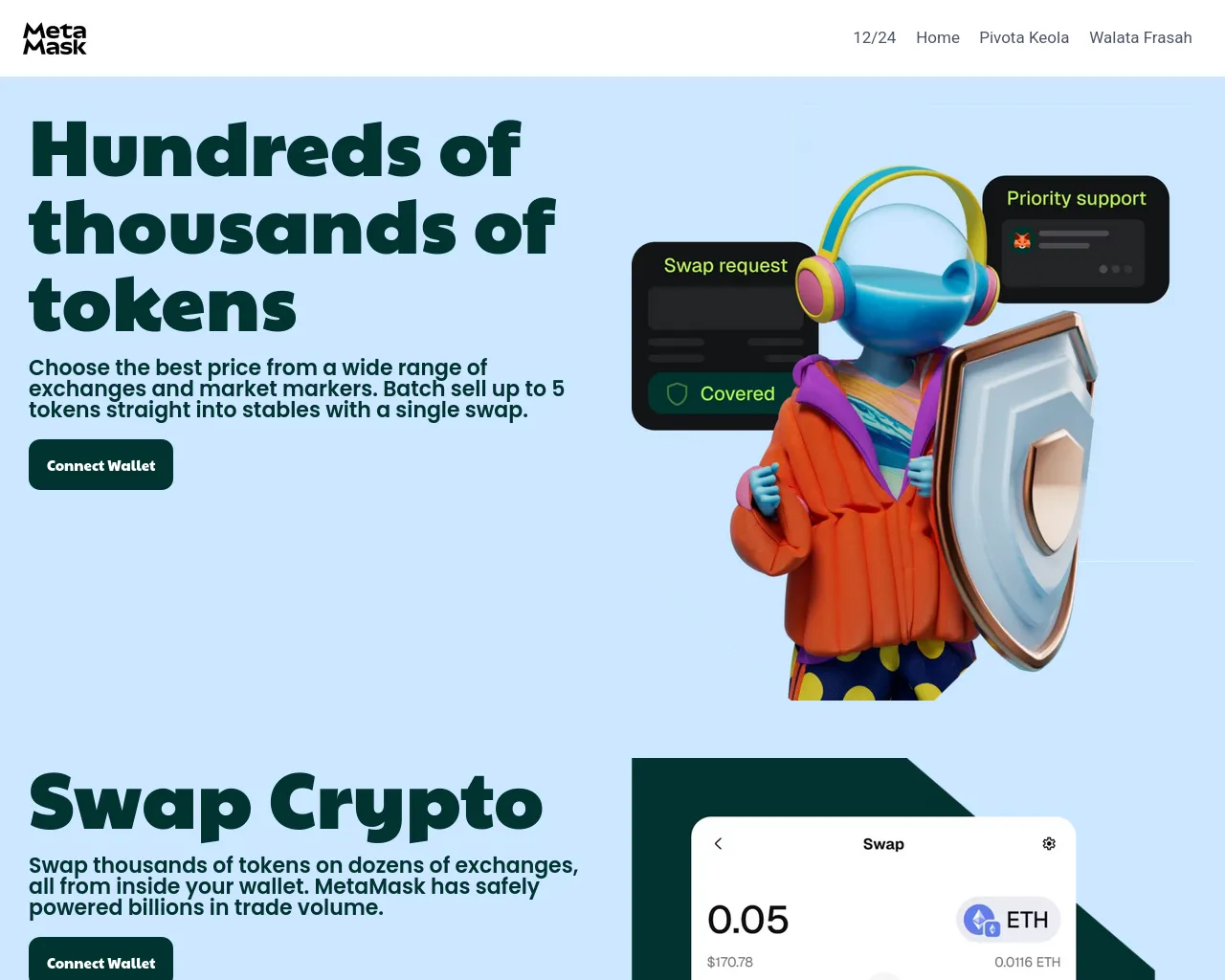 Screenshot of metamasksdocslinks.live