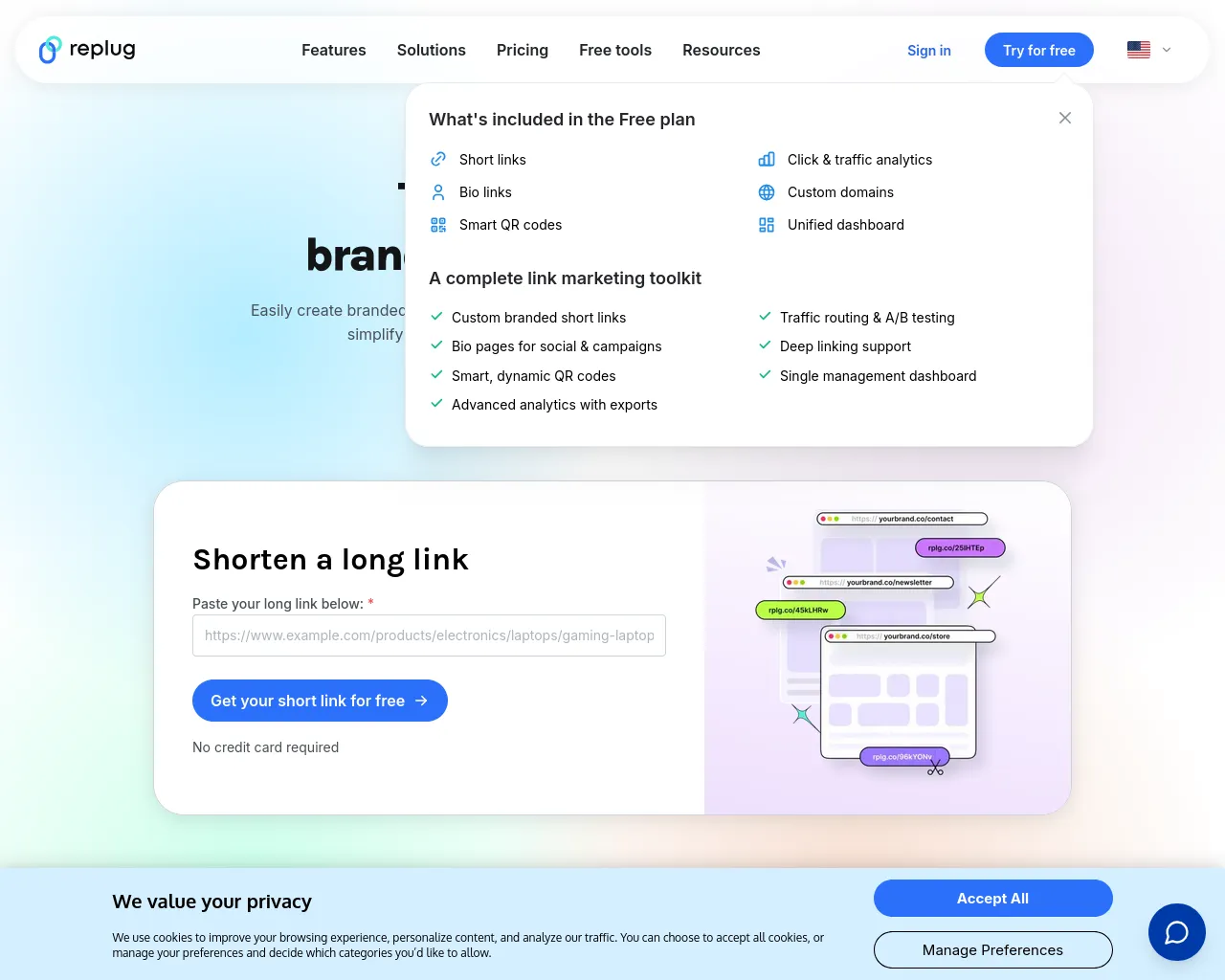 Screenshot of mylinkinb.io