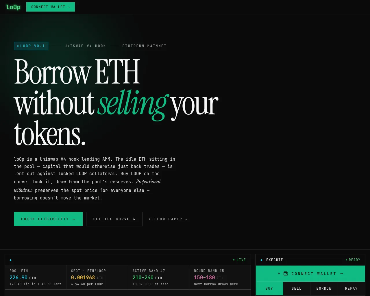Screenshot of lo0pio.com