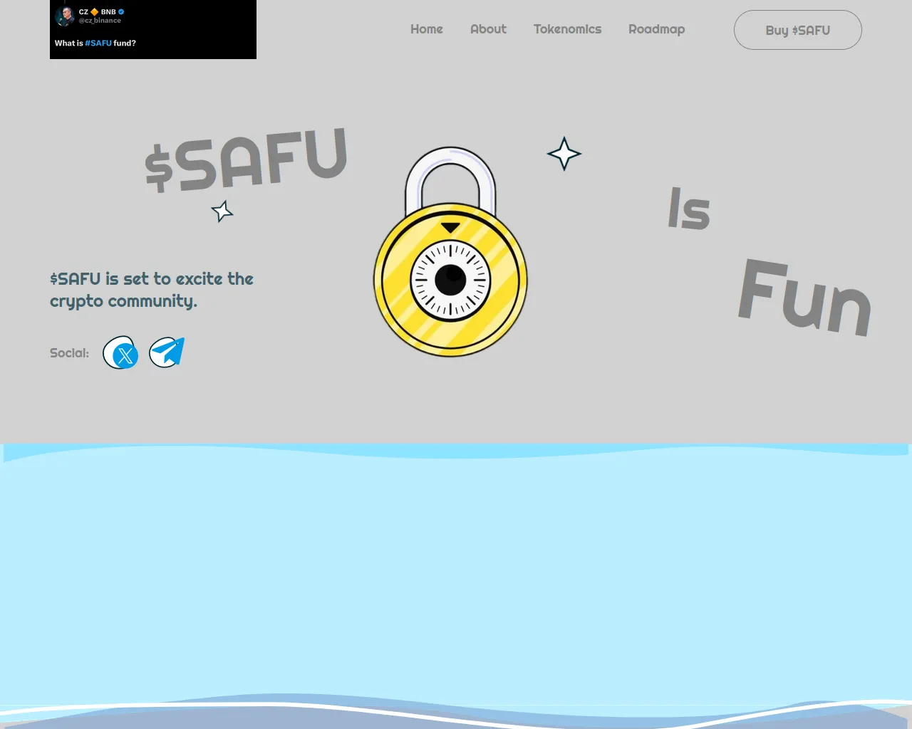 Screenshot of safucoinbnb.xyz