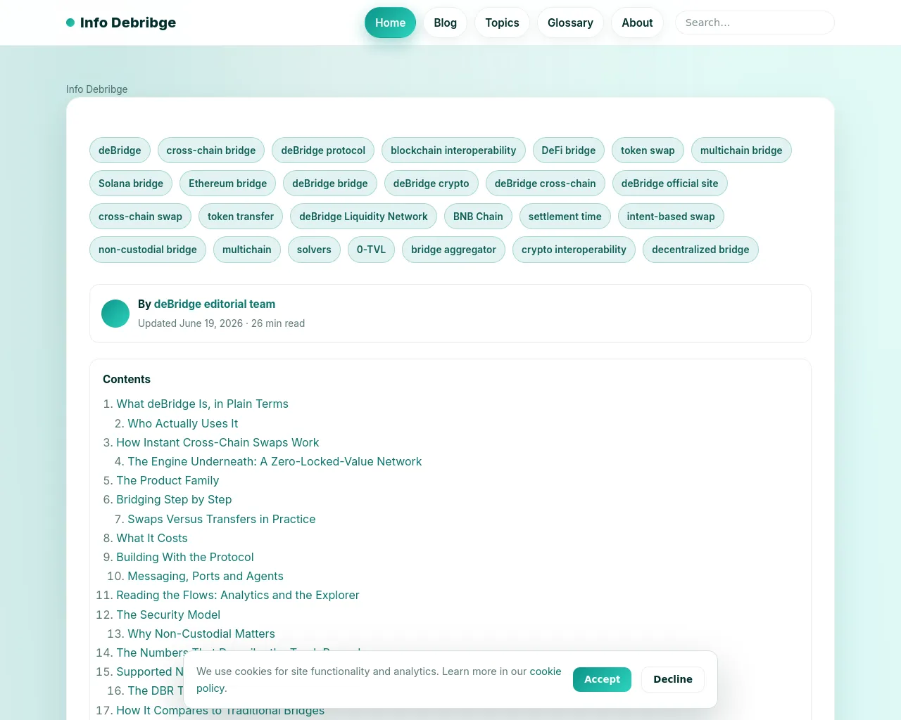 Screenshot of info-debribge.site