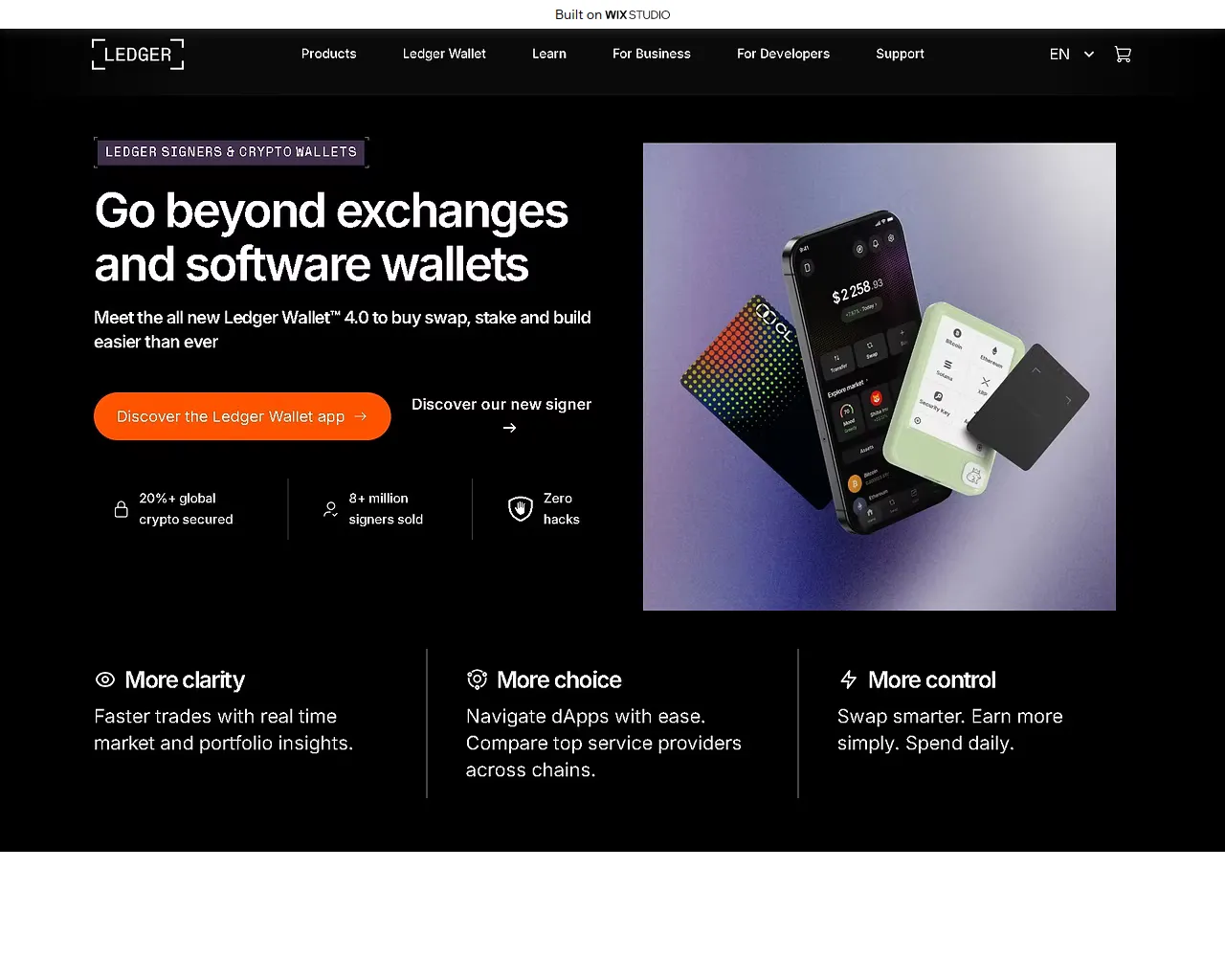 Screenshot of live-introx.wixstudio.com