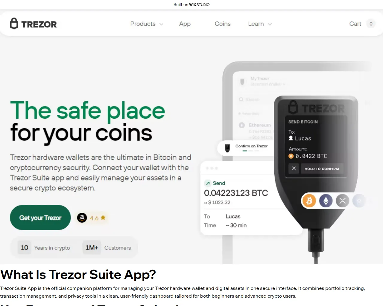 Screenshot of appstart-trzor.wixstudio.com
