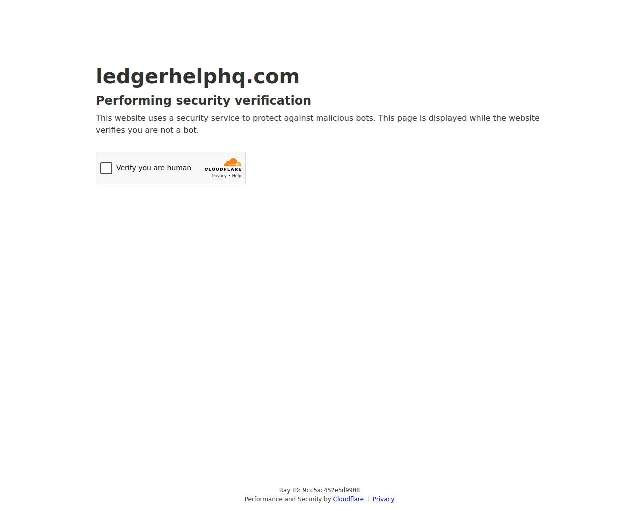 Screenshot of ledgerhelphq.com