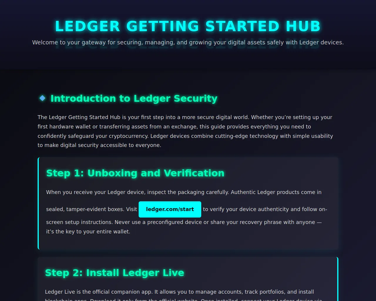 Screenshot of official-ledgre-eng-main.pages.dev