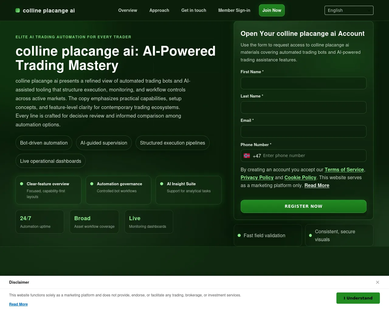 Screenshot of collineplacangeai.click