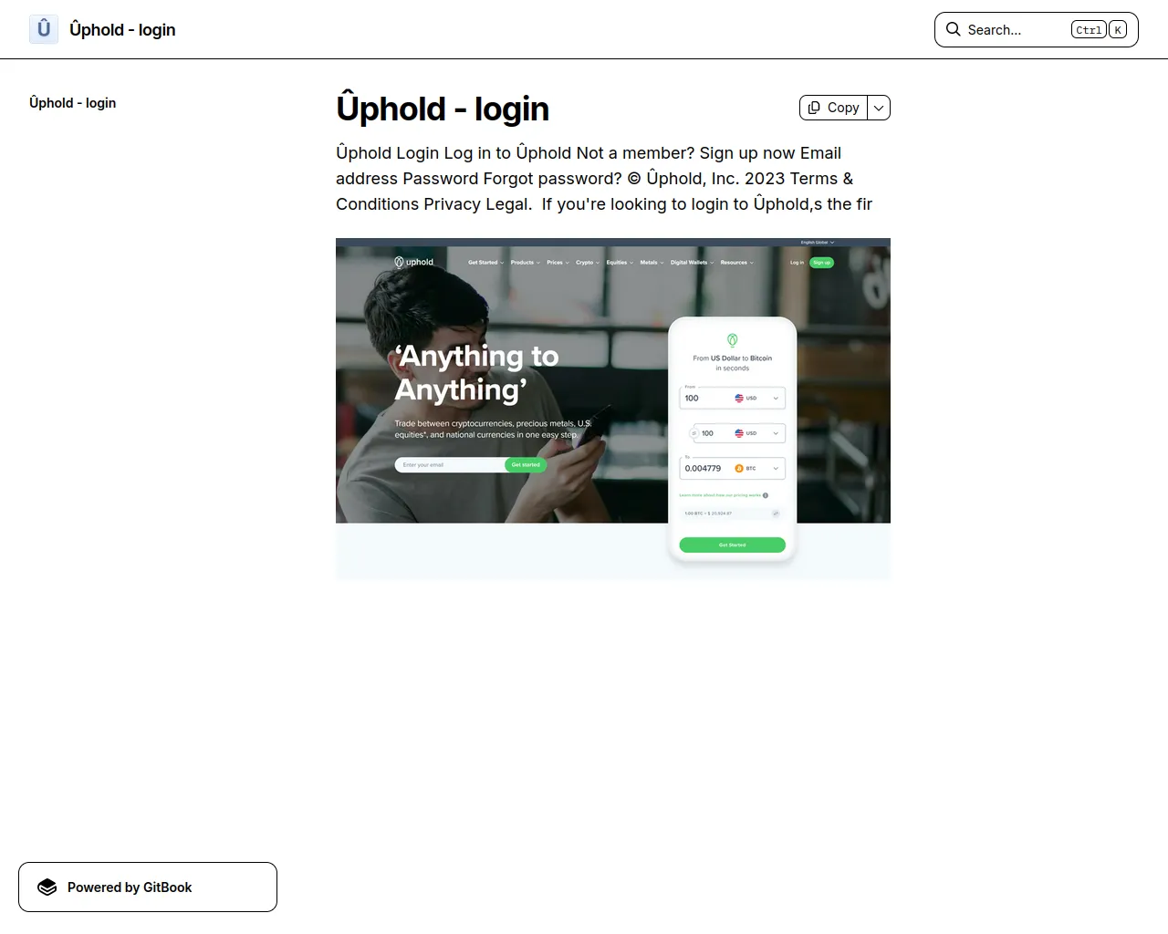 Screenshot of iuphild-logine.gitbook.io