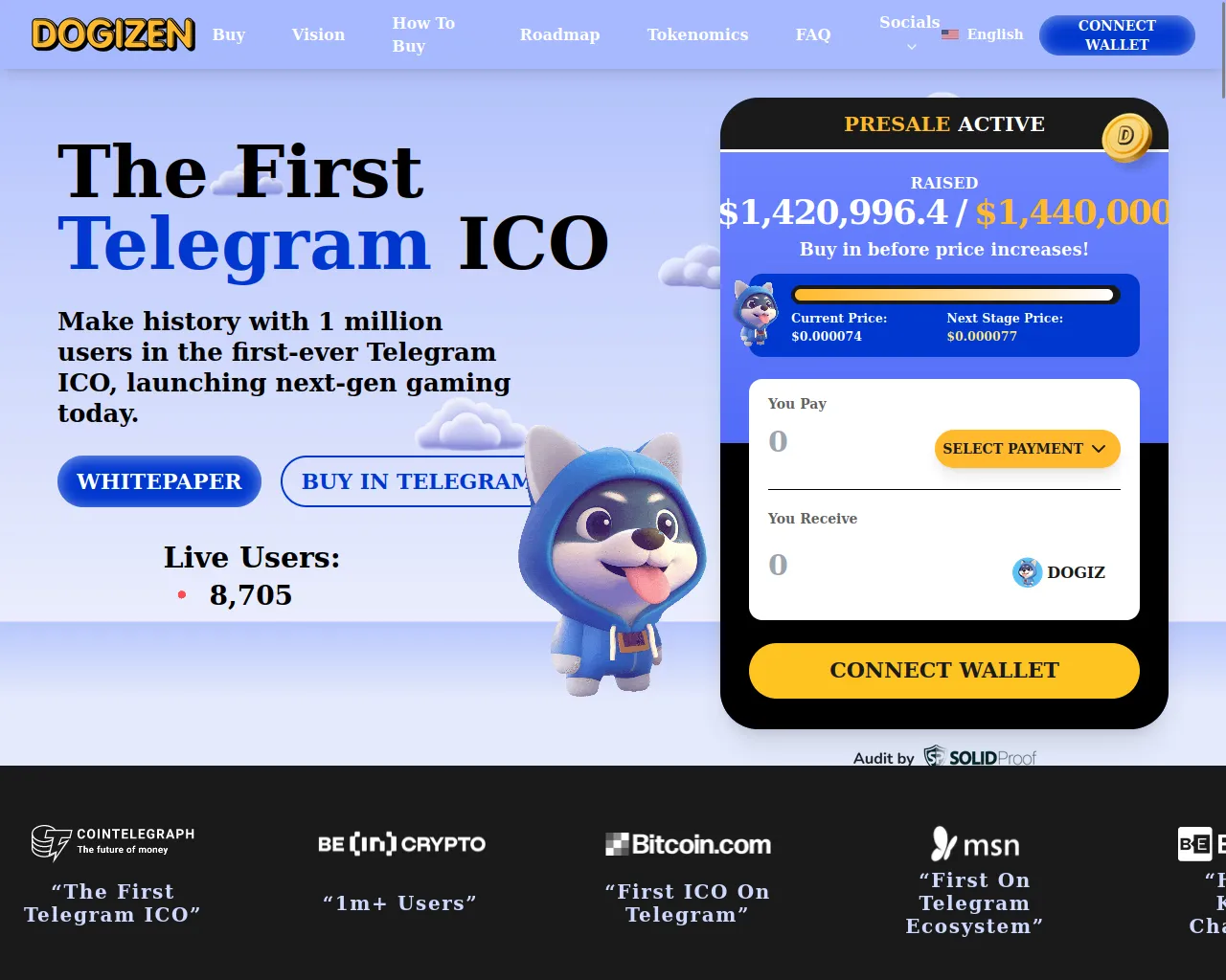 Screenshot of dogizen-io.pages.dev