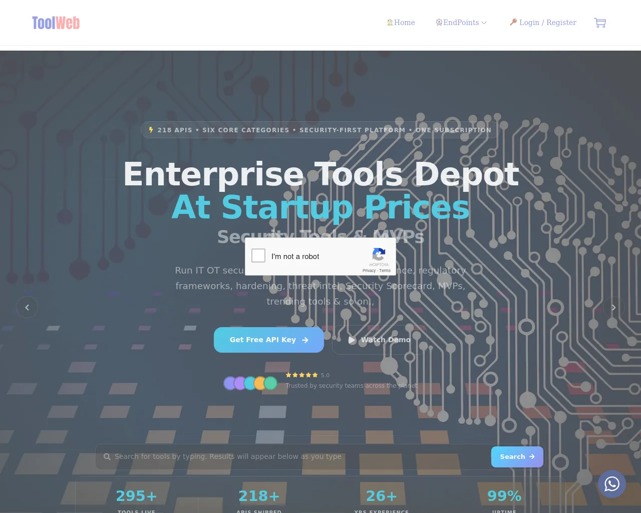 Screenshot of toolweb.in