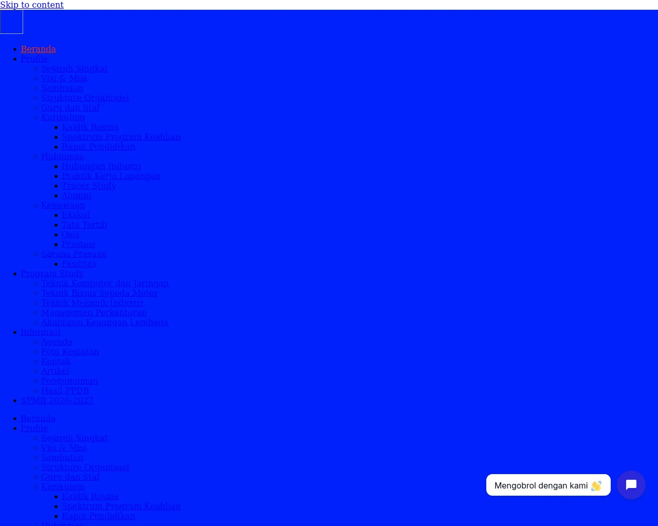 Screenshot of smksrosma.sch.id