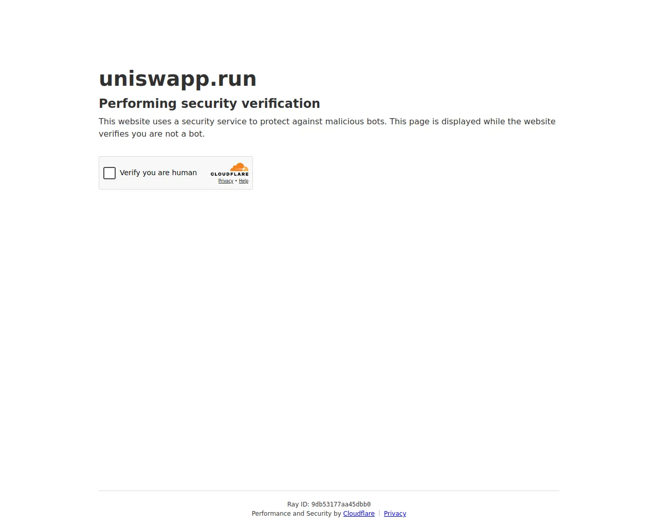 Screenshot of uniswapp.run