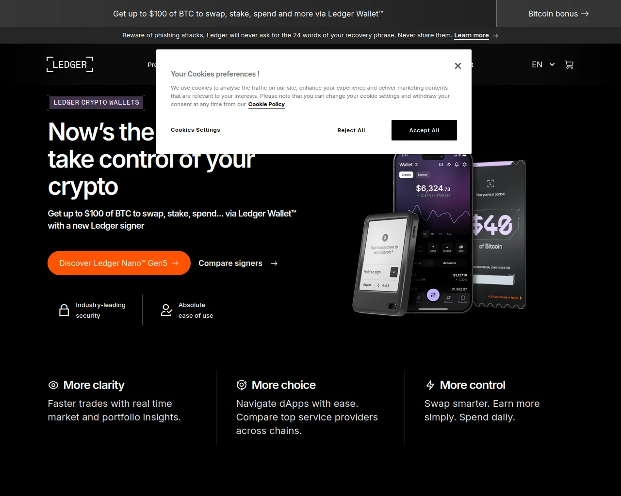 Screenshot of ledger-update-os.com