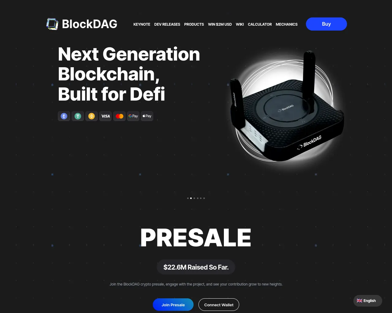 Screenshot of blockdagnetworks.pages.dev