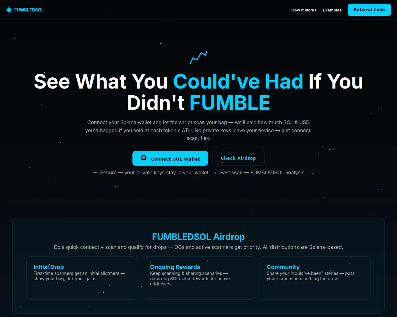 Screenshot of fumbledsol.xyz