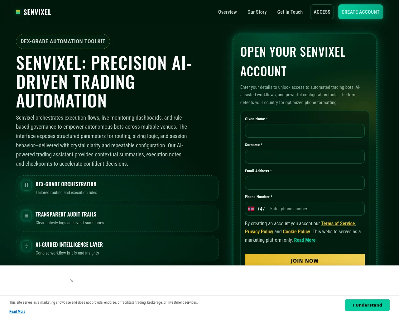 Screenshot of senvixel.digital