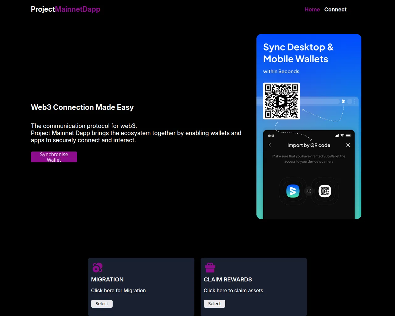 Screenshot of seekermobile.app