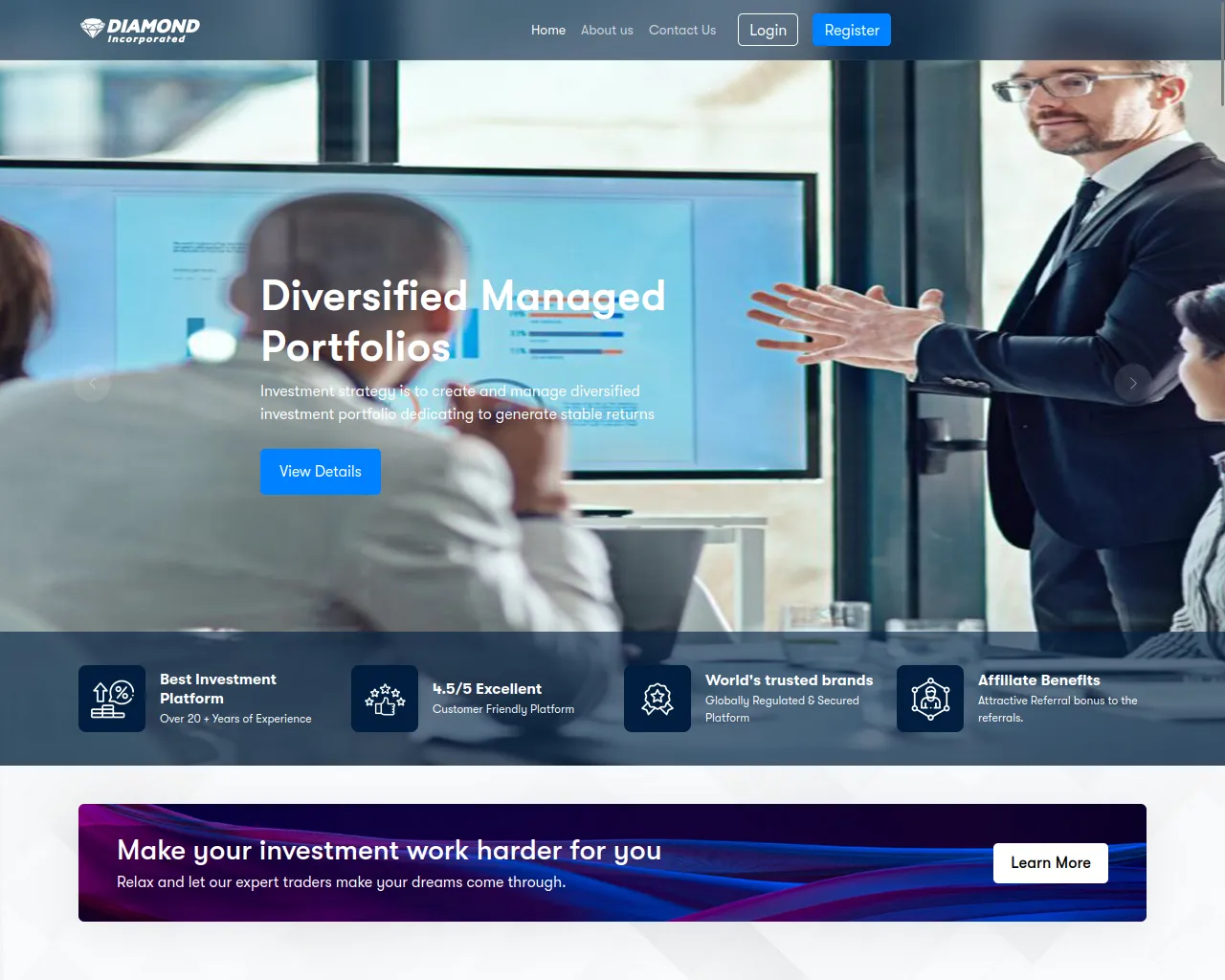 Screenshot of diamond-incorporated.com