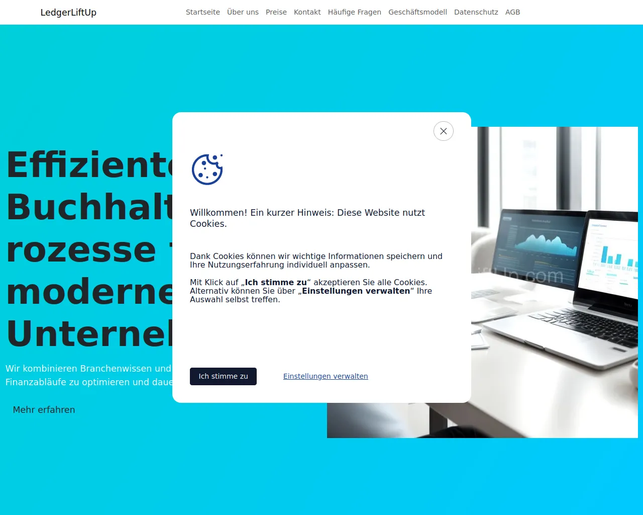Screenshot of ledgerliftup.com