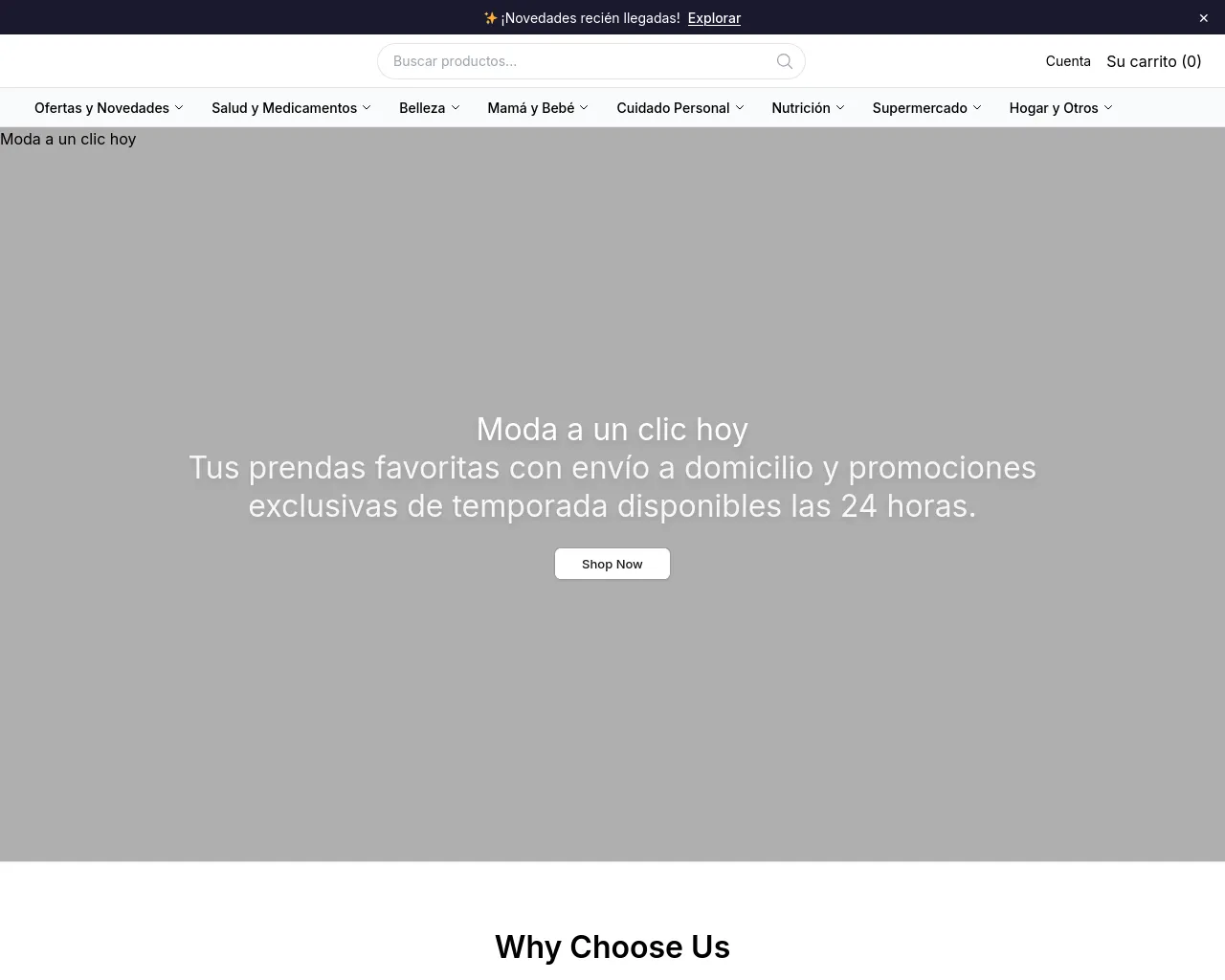 Screenshot of acorpia.shop