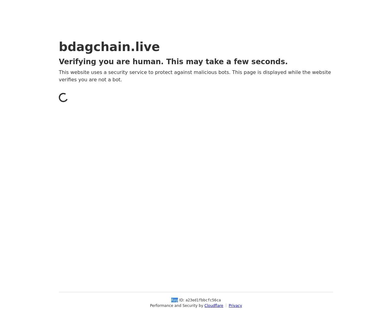 Screenshot of bdagchain.live