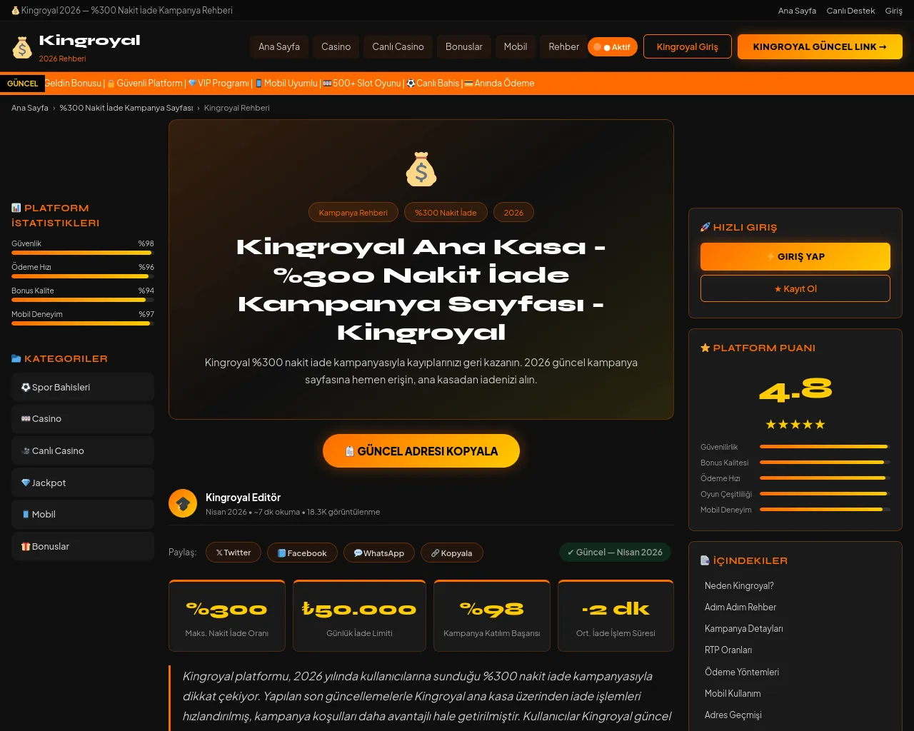 Screenshot of kingsroyals-en-gunceli.com