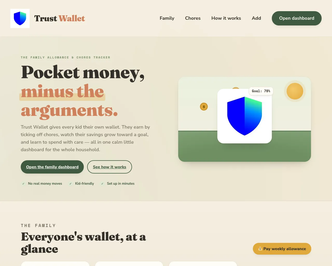 Screenshot of trustwallet.fit