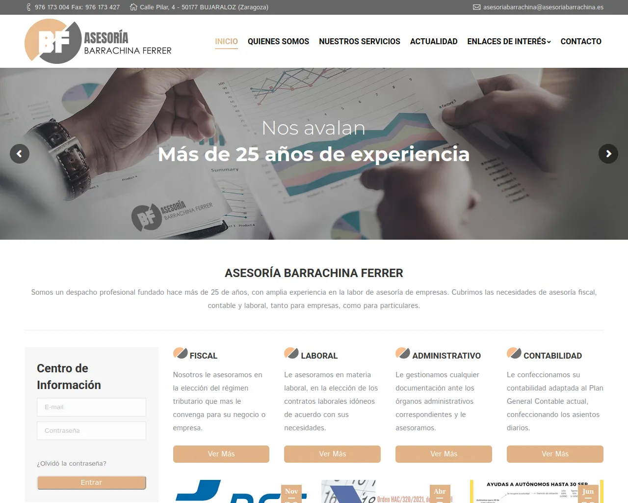 Screenshot of asesoriabarrachina.es