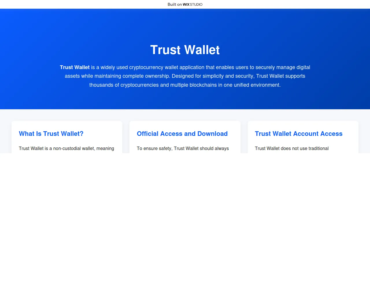 Screenshot of en-trust.wixstudio.com