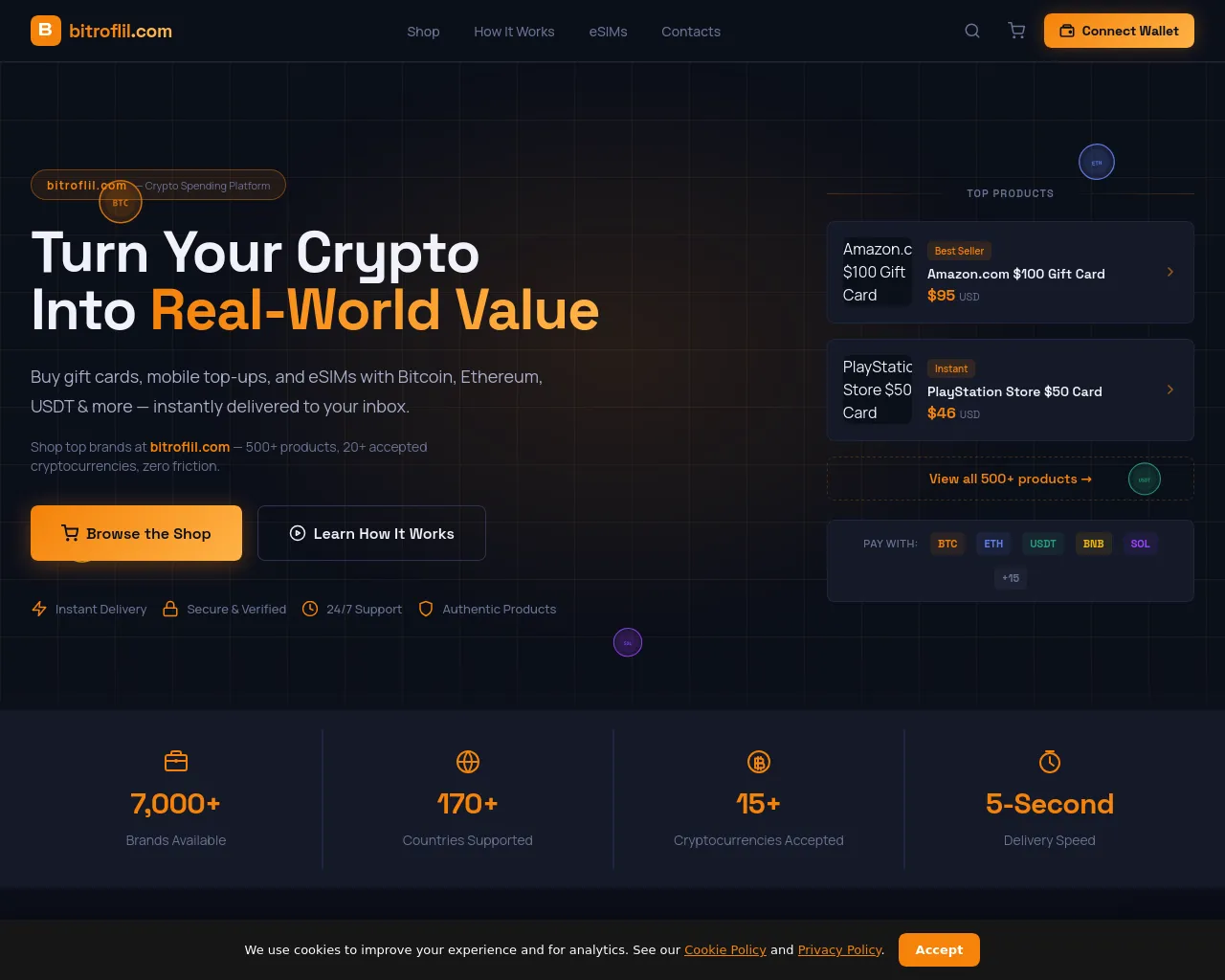 Screenshot of bitroflil.com