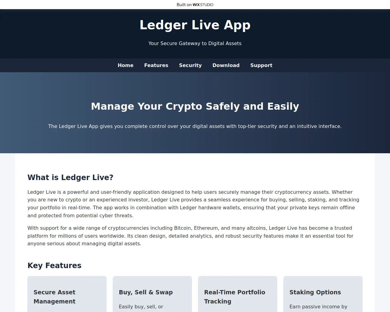 Screenshot of applive-ldgre.wixstudio.com