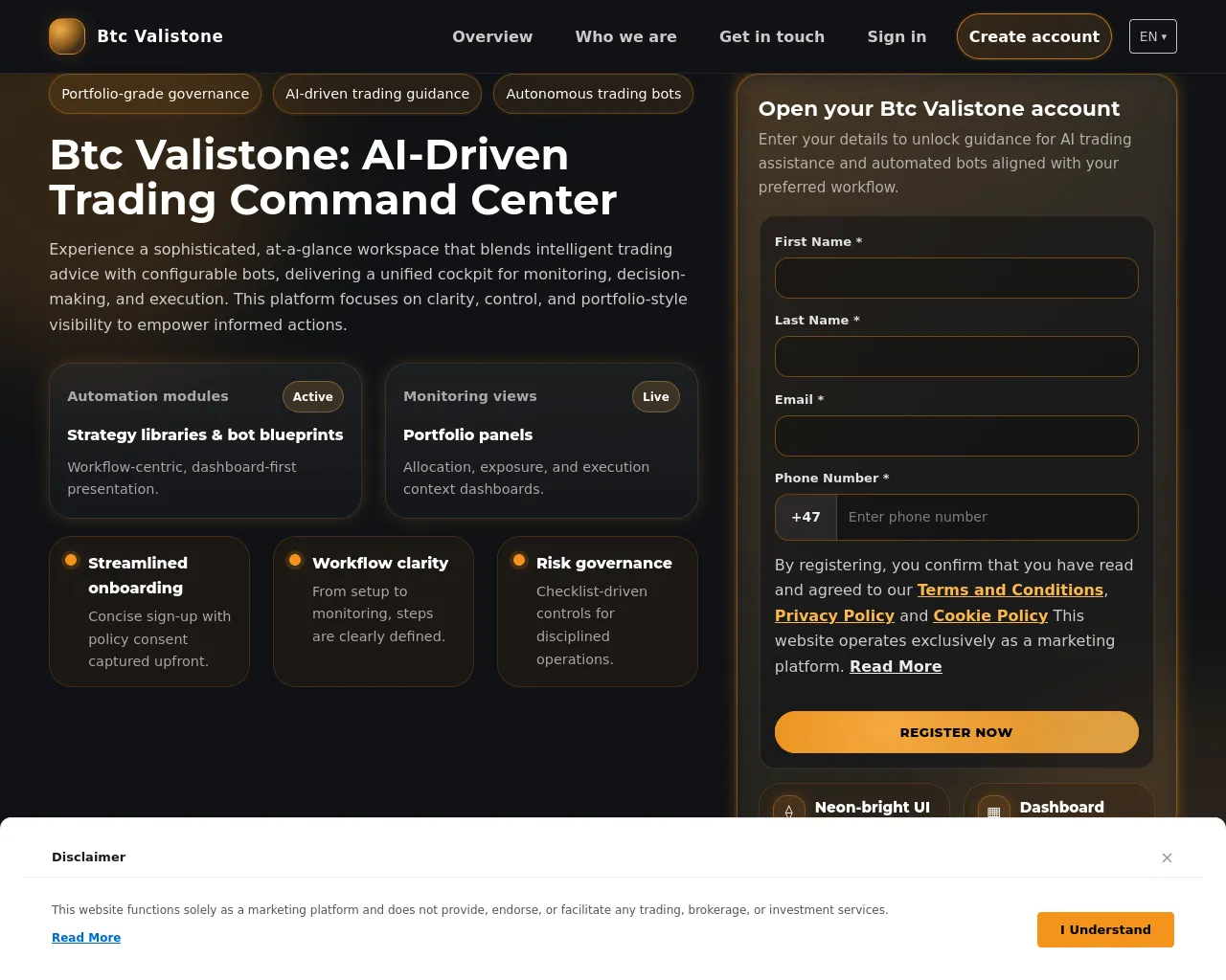 Screenshot of btcvalistone.click