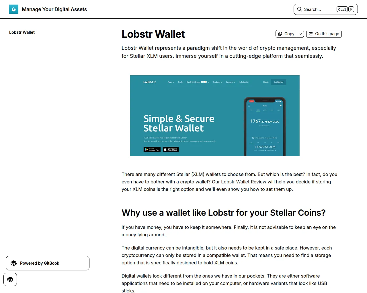 Screenshot of lobstrvalltt.gitbook.io