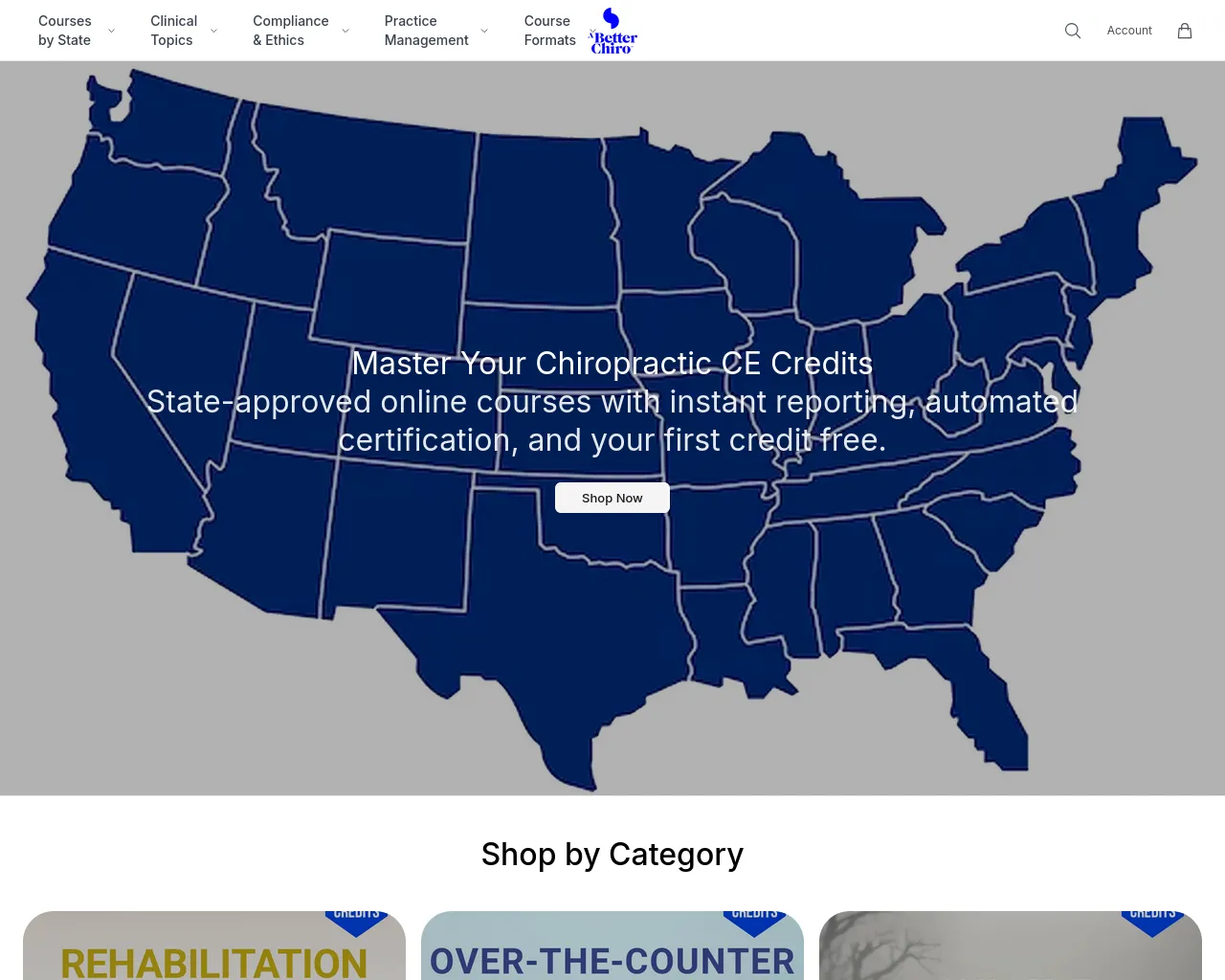 Screenshot of abetterchiroofficial.shop