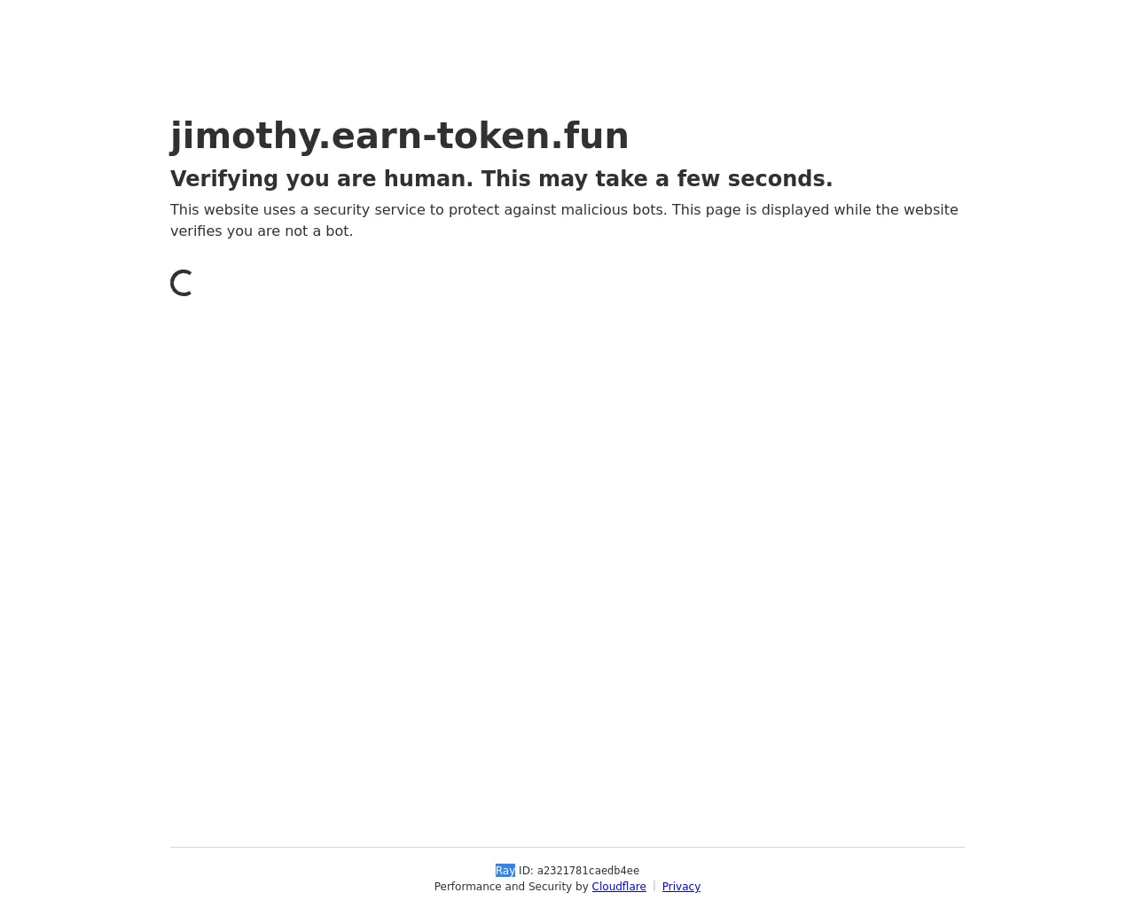 Screenshot of jimothy.earn-token.fun