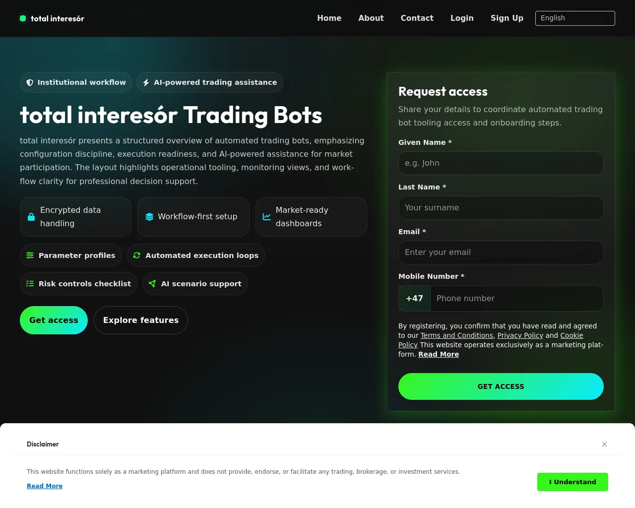 Screenshot of totalinteresor.click