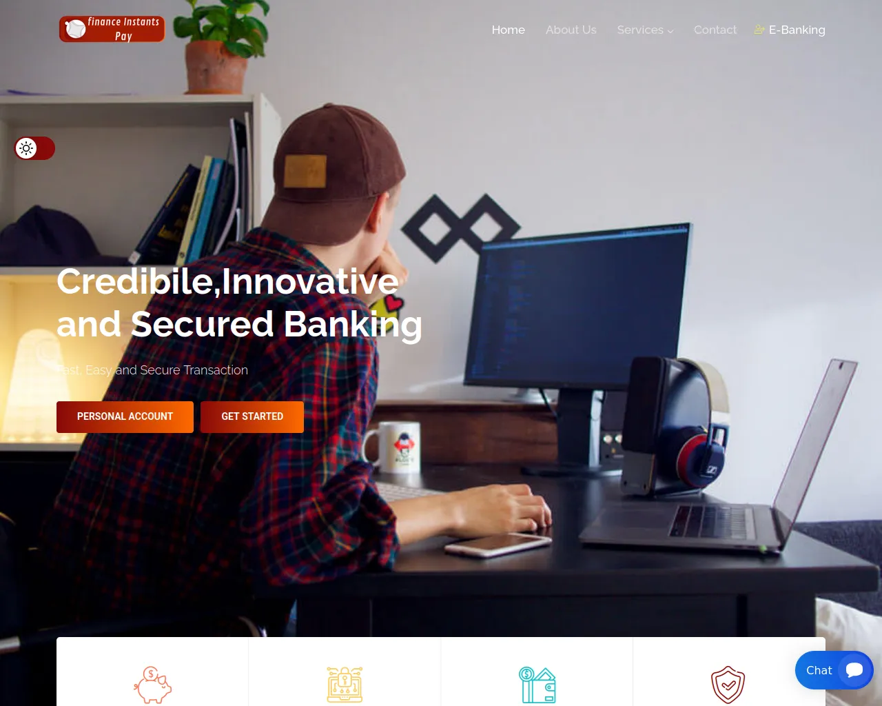 Screenshot of financeinstantspay.live