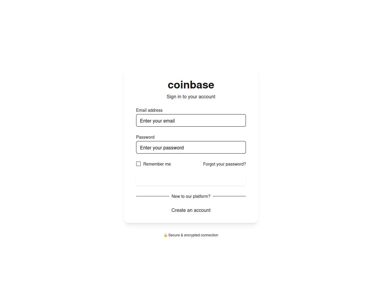 Screenshot of coinbase-tan-five.vercel.app