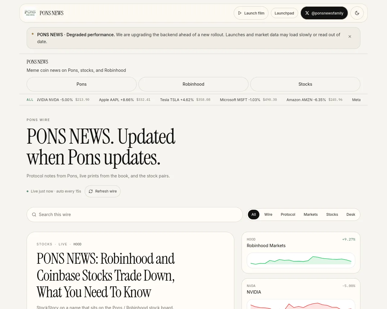 Screenshot of ponsnewsfamily.xyz