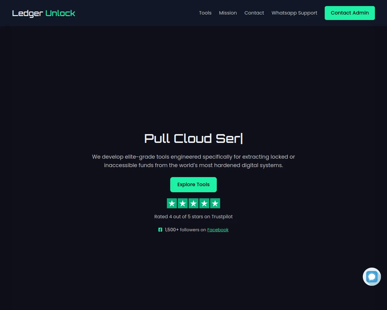 Screenshot of ledgerunlock.site