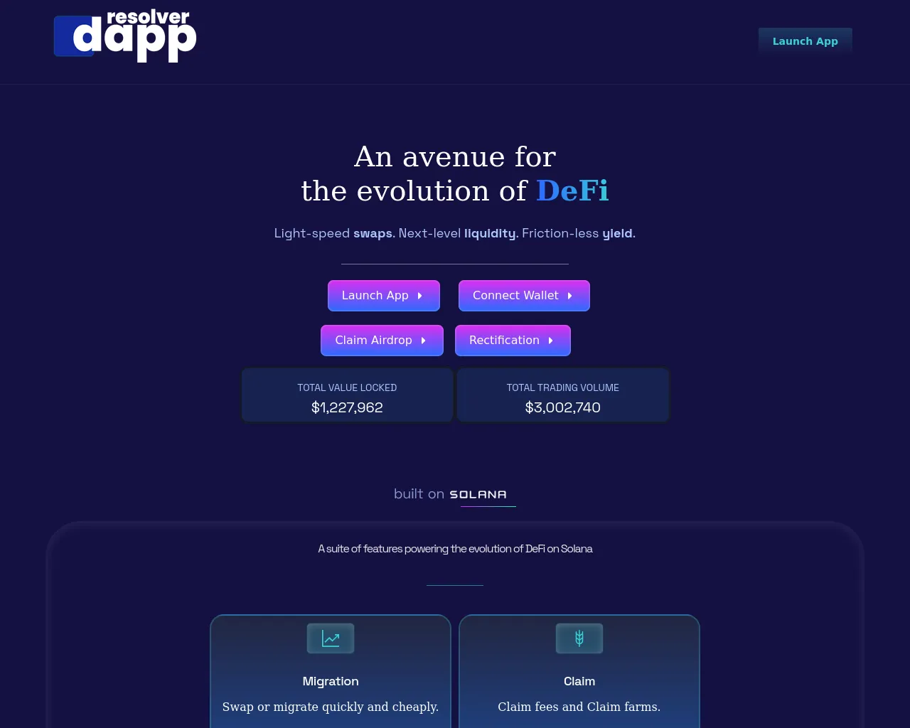 Screenshot of dapp.martharoche.com
