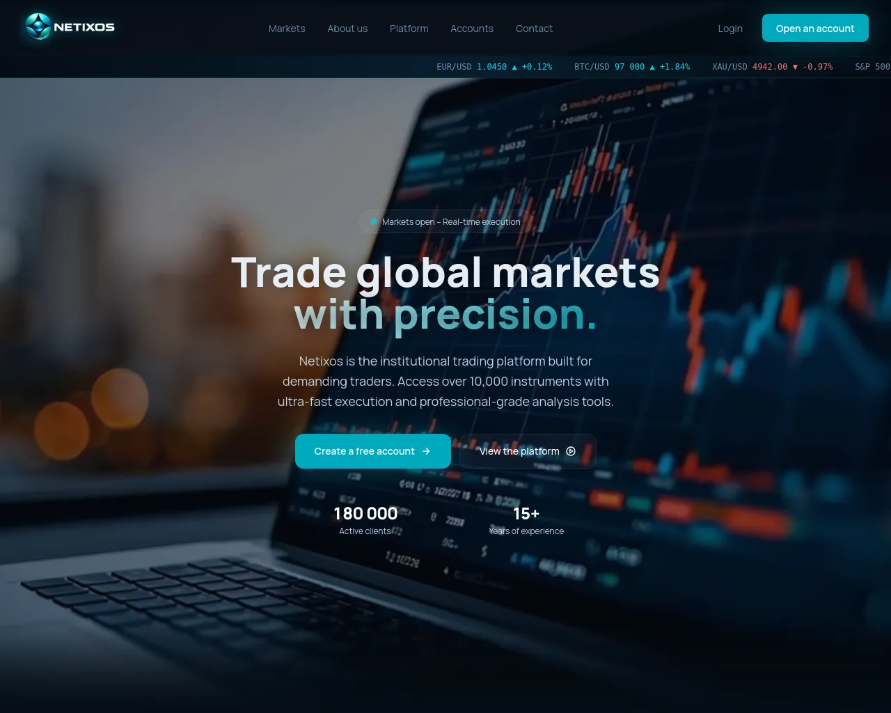 Screenshot of netixos.com