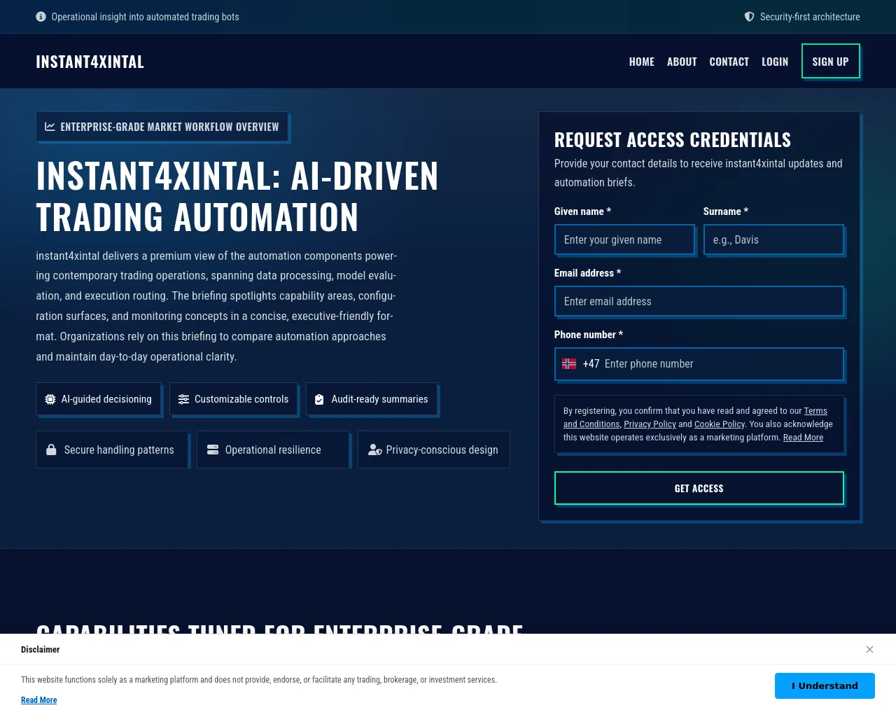 Screenshot of instant4xintaltech.com