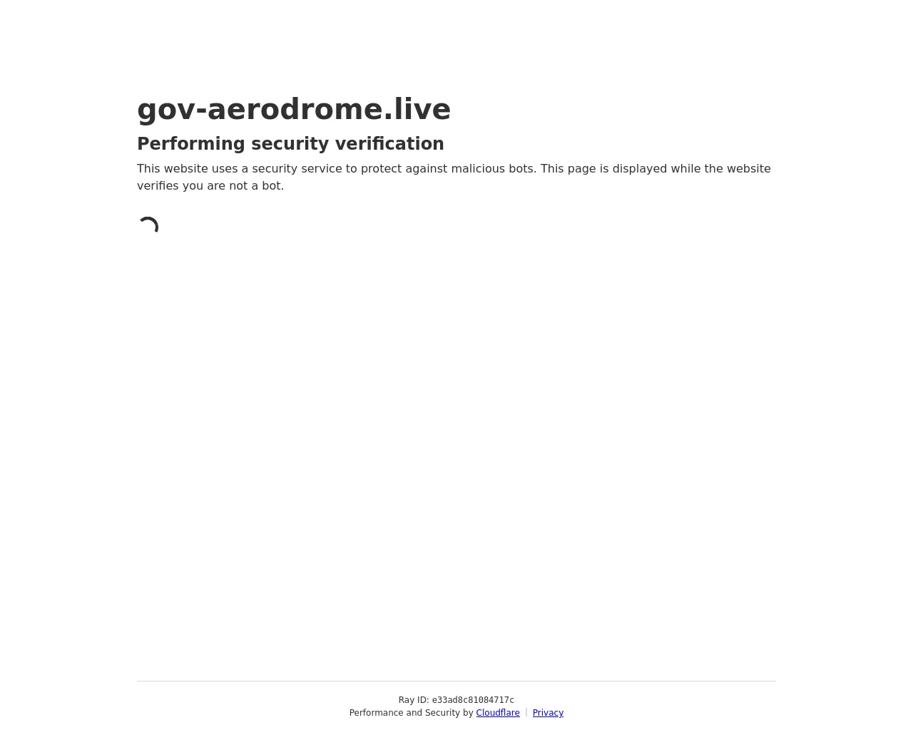 Screenshot of gov-aerodrome.live