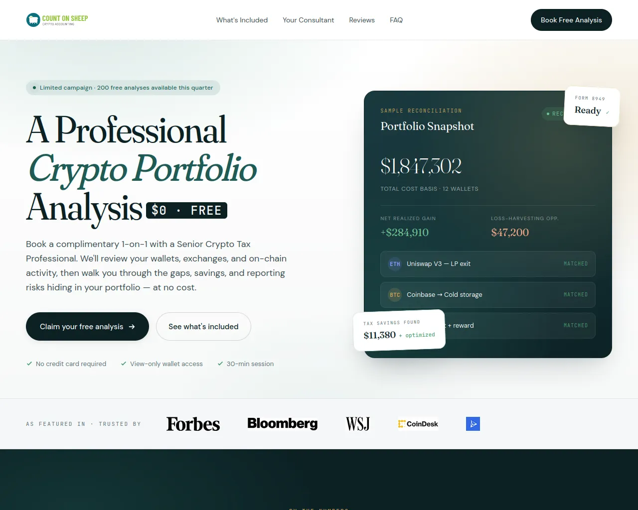Screenshot of countonsheepcpa.com