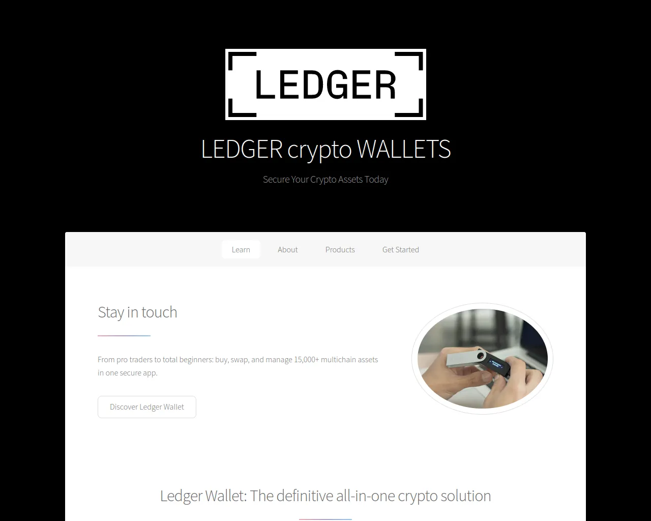 Screenshot of ledger-app.cc