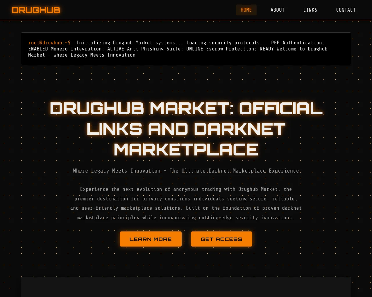 Screenshot of official-drgub.com