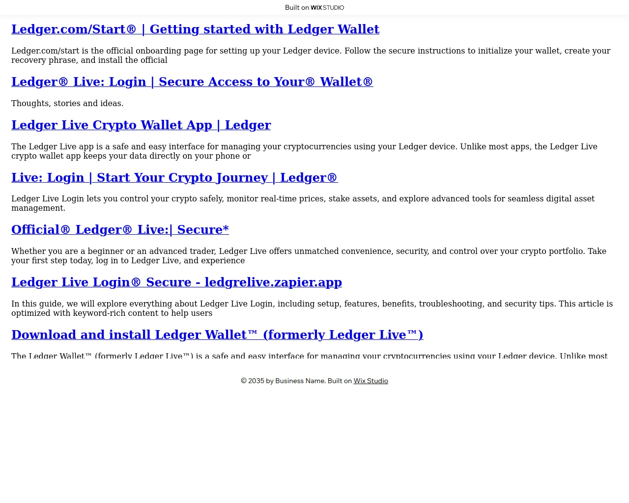 Screenshot of homepageintro.wixstudio.com