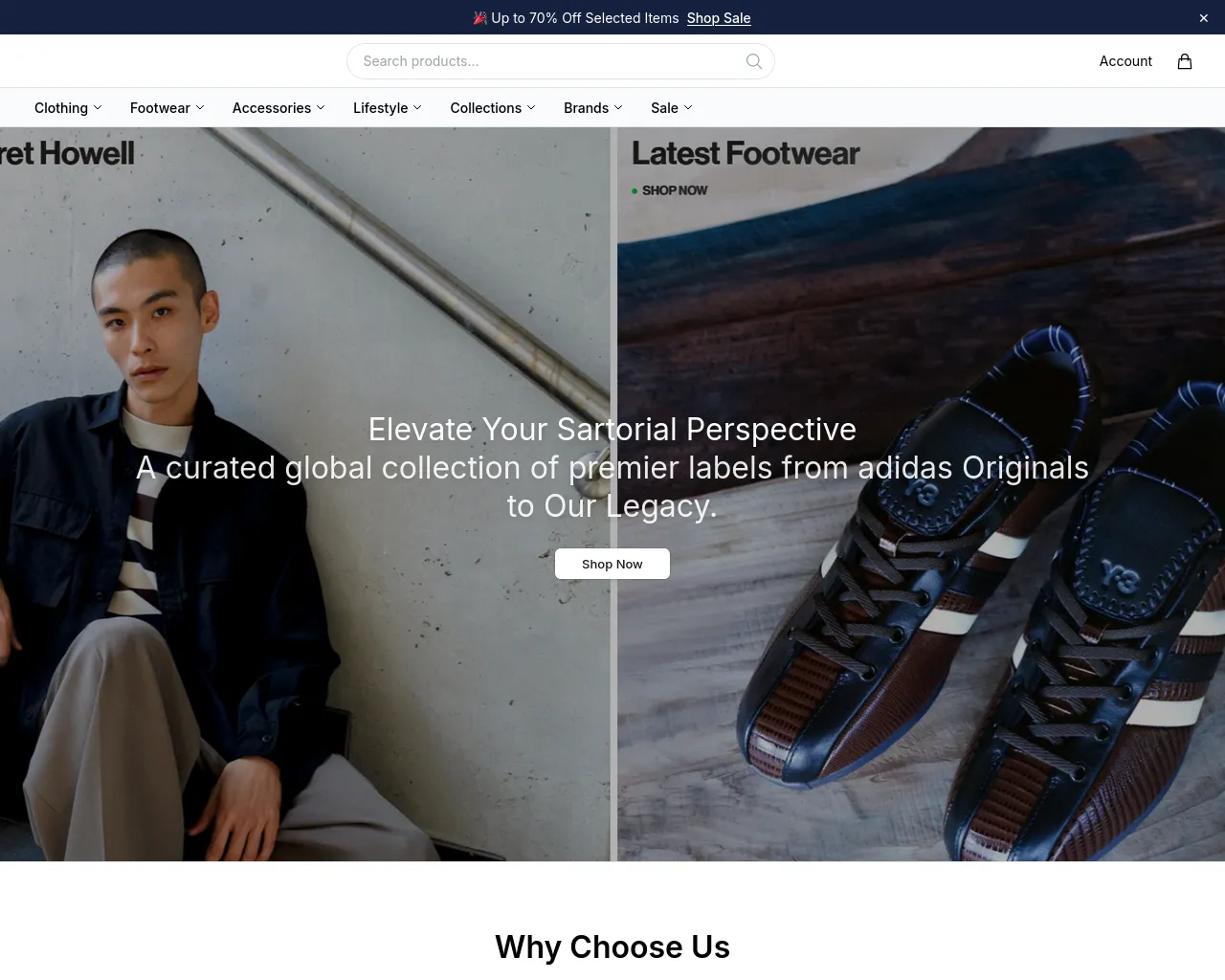 Screenshot of abovethecloudsshop.shop